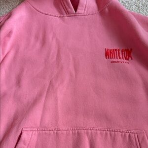 White Fox hoodie, size s/m